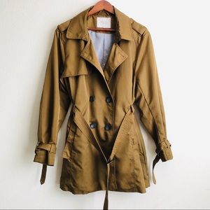 Royalty For Me bronze trench coat - 2X